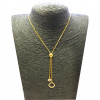  22KT GOLD WOMEN FANCY CHAIN WITH CUTE PENDANT 