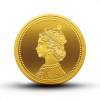 24KT Gold 8gm Queen Coin