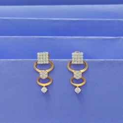 18KT  GOLD WOMEN FANCY EARRING COLLECTIONS