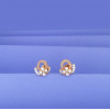 18KT GOLD ELEGANT DIAMOND WOMEN EARRINGS