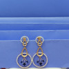 18KT GOLD ELEGANT PARTY WOMEN EARRING