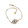 18KT GOLD EVIL EYE BRACELET