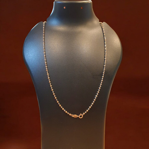 18KT GOLD FANCY BALL WOMEN CHAIN