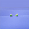 18KT GOLD LEAF KIDS EARRING