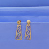 18KT GOLD PARTY WEAR WOMEN EARRING 