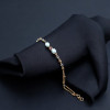 18KT GOLD PEARL FANCY BRACELET