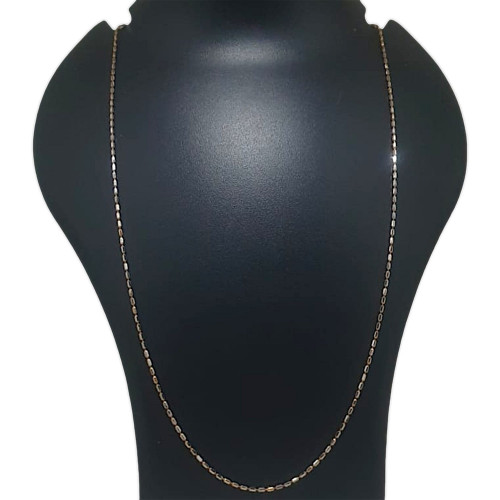 18KT GOLD RHODIUM WOMEN FANCY CHAIN