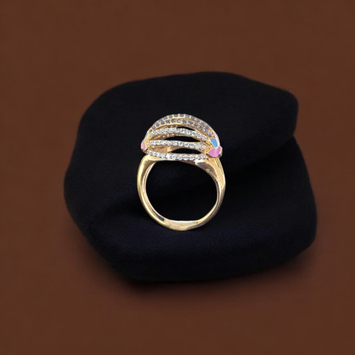 18KT GOLD UNIQUE DESIGN WOMEN FANCY RING