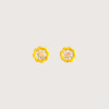 18KT GOLD WHEEL SHAPED EARRING FOR KIDS