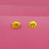 18KT Gold Elephant Baby Earrings