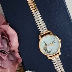 18KT UNIQUE DESIGNER WATCH FANCY WOMEN