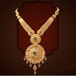 22KT Gold Bengali Necklace
