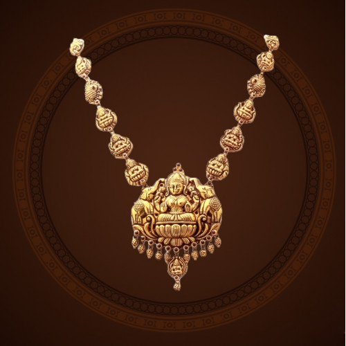 22KT Gold Antique  Necklace
