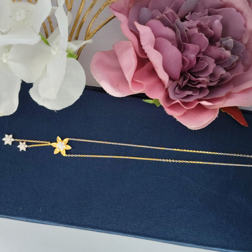 22KT CUTE FLOWER FANCY WOMEN CHAIN