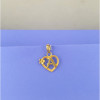 22KT GOLD A ALPHABET PENDANT