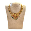 22KT GOLD ANTIQUE TEMPLE LAKSHMI NECKLACE