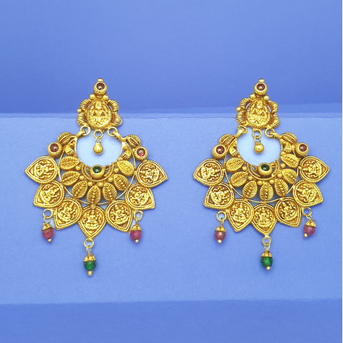 22KT GOLD ANTIQUE UNIQUE WOMEN EARRING