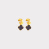 22KT GOLD BLACK FANCY WOMEN EARRING