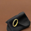 22KT GOLD BLACK STONE WOMEN RING 