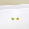 22KT GOLD CROWN KIDS STUDS