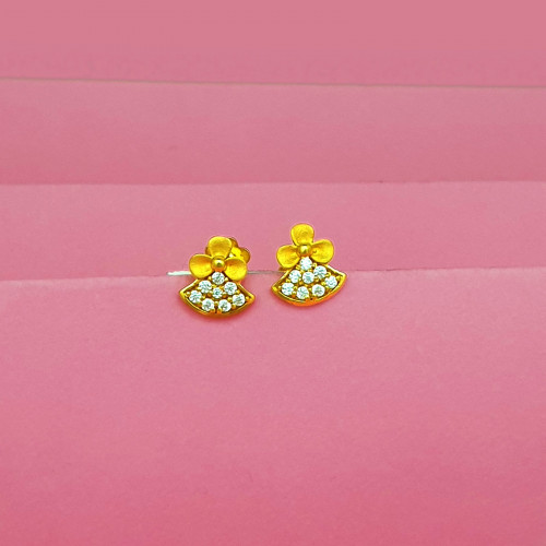 22KT GOLD CUTE KIDS FANCY EARRING