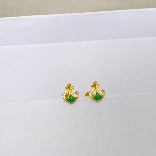 22KT GOLD CUTE KIDS STUDS