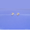 18KT GOLD CUTE OM KIDS EARRINGS 