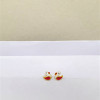 22KT GOLD DUCK KIDS STUDS 