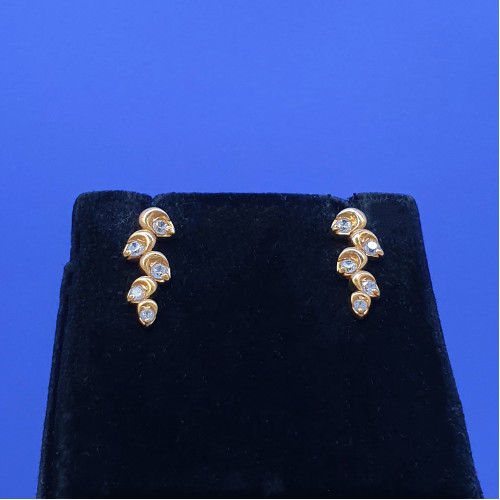 22KT GOLD ELEGANT BLUETOOTH EARRING