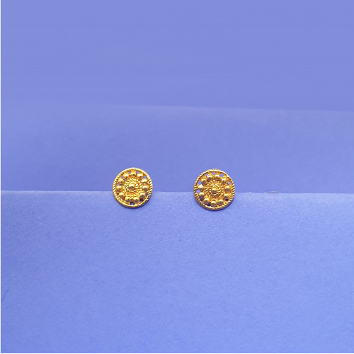 22KT GOLD ELEGANT KIDS EARRING