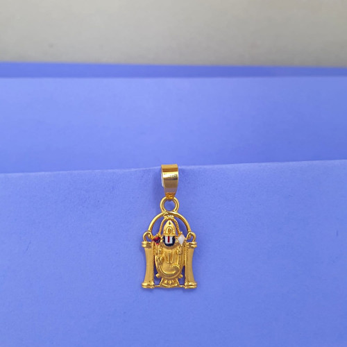 22KT GOLD ELEGANT PERUMAL PENDANT