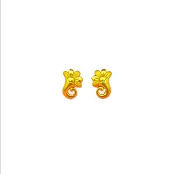 22KT GOLD ELEGANT WOMEN EARRING