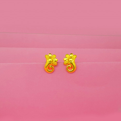 22KT GOLD ELEGANT WOMEN EARRING