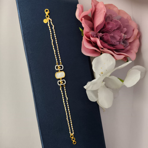 22KT GOLD FANCY BRACELET FOR WOMEN 