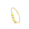 22KT GOLD FANCY FLOWER BRACELET