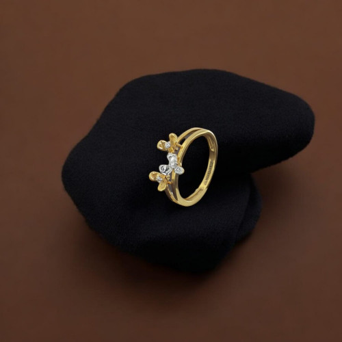 22KT GOLD FLOWER FANCY RING