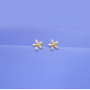 22KT GOLD FLOWER KIDS STUDS