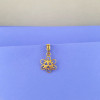 22KT GOLD FLOWER SHAPED WOMEN FANCY PENDANT 