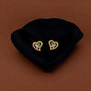 22KT GOLD HEART WOMEN EARRING