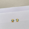 22KT GOLD KIDS BUTTERFLY STUDS