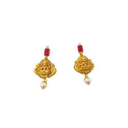 22KT GOLD LAKSHMI ANTIQUE COLLECTION WITH EARRINGS 22KT GOLD LAKSHMI ANTIQUE COLLECTION WITH EARRINGS