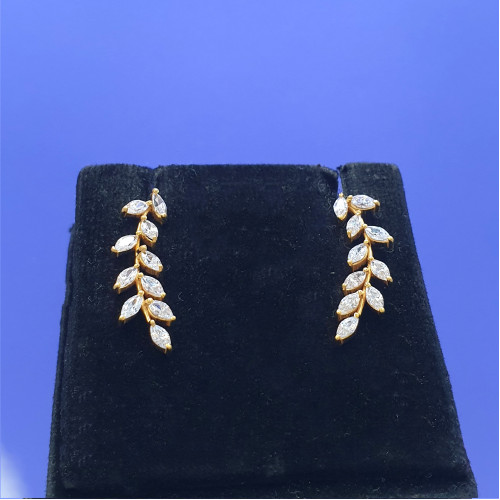 22KT GOLD LEAF UNIQUE BLUETOOTH WOMEN EARRING