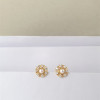 22KT GOLD NORMAL PEARL ELEGANT KIDS EARRINGS