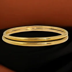22KT GOLD PAIR SIMPLE WOMEN BANGLE