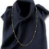 22KT GOLD SINGLE LAYER BEADS WOMEN FANCY CHAIN