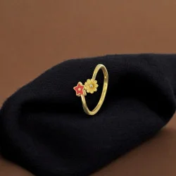 22KT GOLD STAR FANCY RING