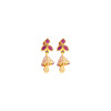 22KT GOLD STONE JIMIKKI EARRING