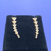 22KT GOLD TRIANGLE SHAPED BLUETOOTH EARRING