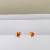 22KT GOLD TURTLES KIDS STUDS 