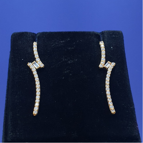 22KT GOLD UNIQUE BLUETOOTH WOMEN EARRING